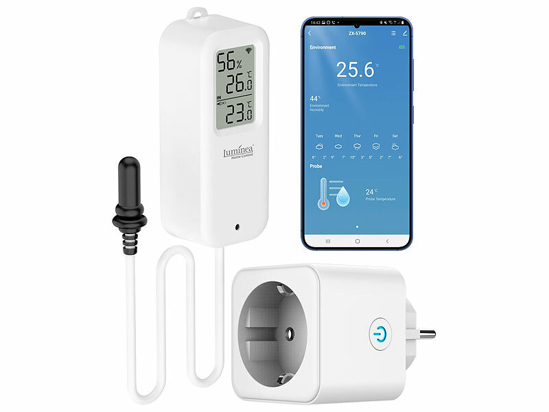 ; Thermometer & Hygrometer mit Bluetooth und App, wetterfest Thermometer & Hygrometer mit Bluetooth und App, wetterfest Thermometer & Hygrometer mit Bluetooth und App, wetterfest 