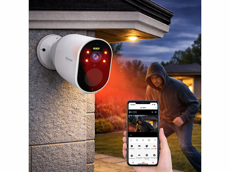 ; telecamere di sorveglianza IP Wi-Fi con visione notturna, Hochauflösende Pan-Tilt-WLAN-Überwachungskameras mit Solarpanel telecamere di sorveglianza IP Wi-Fi con visione notturna, Hochauflösende Pan-Tilt-WLAN-Überwachungskameras mit Solarpanel