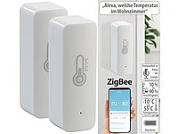 ; ZigBee-Tür- und Fensteralarme mit App, WLAN-Temperatur- & Luftfeuchtigkeits-Sensoren mit App und Sprachsteuerung ZigBee-Tür- und Fensteralarme mit App, WLAN-Temperatur- & Luftfeuchtigkeits-Sensoren mit App und Sprachsteuerung ZigBee-Tür- und Fensteralarme mit App, WLAN-Temperatur- & Luftfeuchtigkeits-Sensoren mit App und Sprachsteuerung 