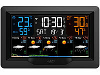 ; Wetterstationen mit Farb-Display, Funkuhr und Außensensor Wetterstationen mit Farb-Display, Funkuhr und Außensensor 