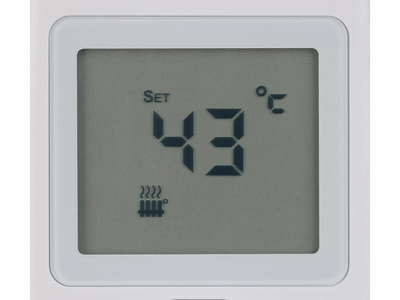 revolt WLAN-Steckdosen-Thermostat mit Sensor-Fernbedienung, App