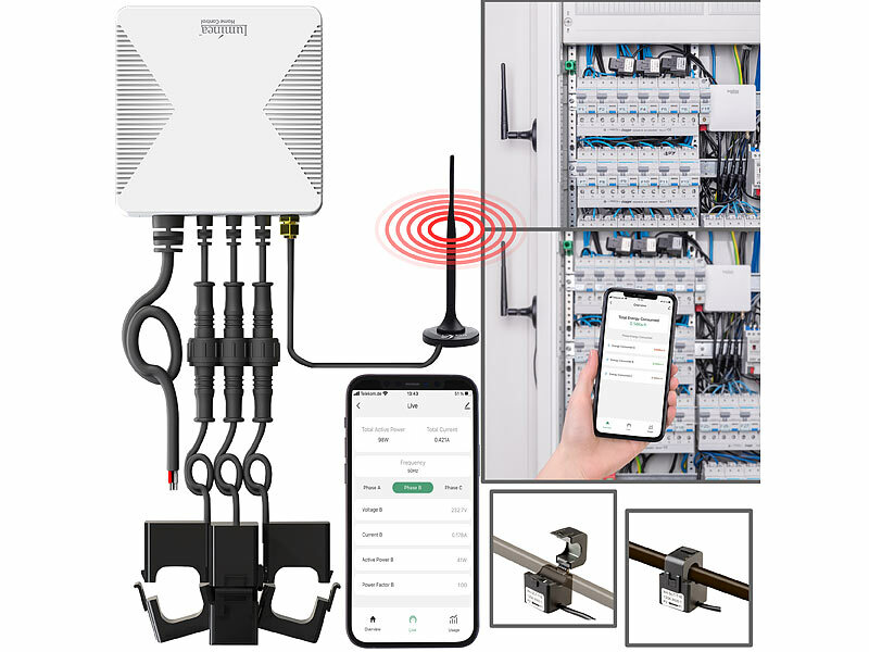 ; WLAN-Steckdosen mit Stromkosten-Messfunktion 