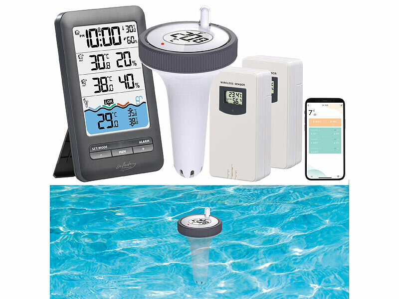 ; Funk-Wetterstationen mit Außensensor, WLAN und App Funk-Wetterstationen mit Außensensor, WLAN und App Funk-Wetterstationen mit Außensensor, WLAN und App Funk-Wetterstationen mit Außensensor, WLAN und App 