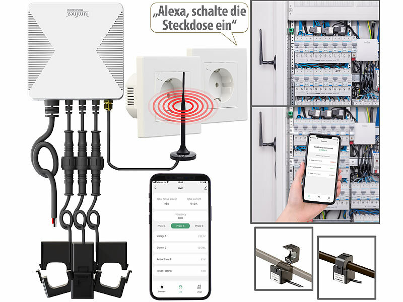 ; WLAN-Steckdosen mit Stromkosten-Messfunktion WLAN-Steckdosen mit Stromkosten-Messfunktion WLAN-Steckdosen mit Stromkosten-Messfunktion 