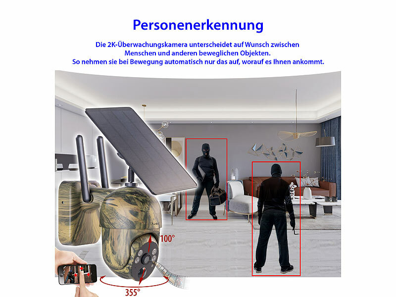 ; WLAN-IP-Überwachungskameras mit Nachtsicht 