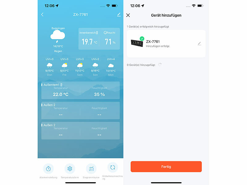 ; Funk-Wetterstationen mit Außensensor, WLAN und App, Wetterstationen mit Farb-Display, Funkuhr und Außensensor Funk-Wetterstationen mit Außensensor, WLAN und App, Wetterstationen mit Farb-Display, Funkuhr und Außensensor Funk-Wetterstationen mit Außensensor, WLAN und App, Wetterstationen mit Farb-Display, Funkuhr und Außensensor 