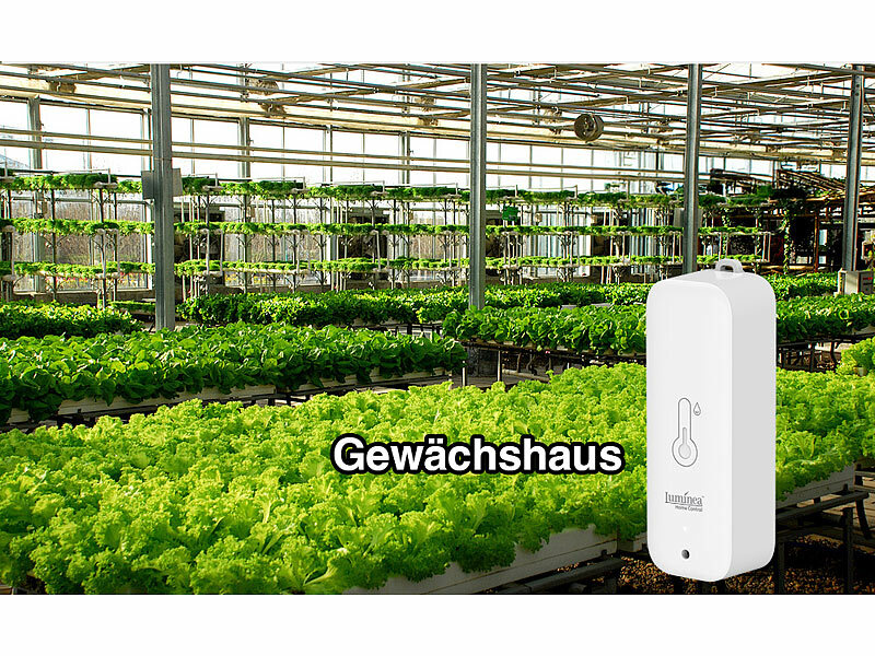 ; WLAN-Temperatur- & Luftfeuchtigkeits-Sensoren mit App-Auswertungen WLAN-Temperatur- & Luftfeuchtigkeits-Sensoren mit App-Auswertungen WLAN-Temperatur- & Luftfeuchtigkeits-Sensoren mit App-Auswertungen 