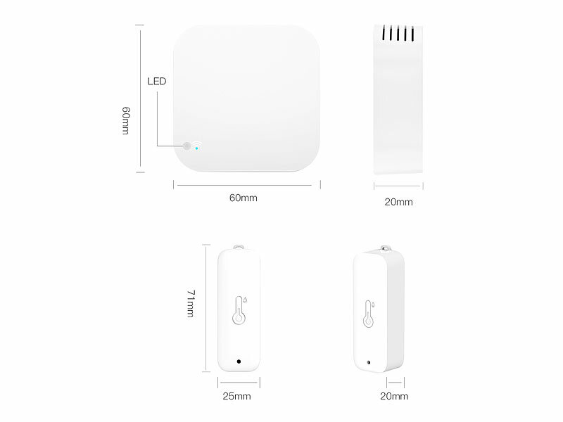 ; WLAN-Temperatur- & Luftfeuchtigkeits-Sensoren mit App-Auswertungen WLAN-Temperatur- & Luftfeuchtigkeits-Sensoren mit App-Auswertungen WLAN-Temperatur- & Luftfeuchtigkeits-Sensoren mit App-Auswertungen