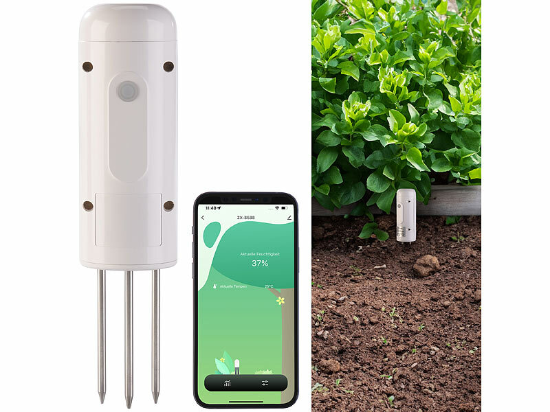 ; WLAN-Wassermelder mit App-Benachrichtigungen, ZigBee-Boden-Temperatur- und Feuchtigkeits-Sensoren mit App WLAN-Wassermelder mit App-Benachrichtigungen, ZigBee-Boden-Temperatur- und Feuchtigkeits-Sensoren mit App WLAN-Wassermelder mit App-Benachrichtigungen, ZigBee-Boden-Temperatur- und Feuchtigkeits-Sensoren mit App 