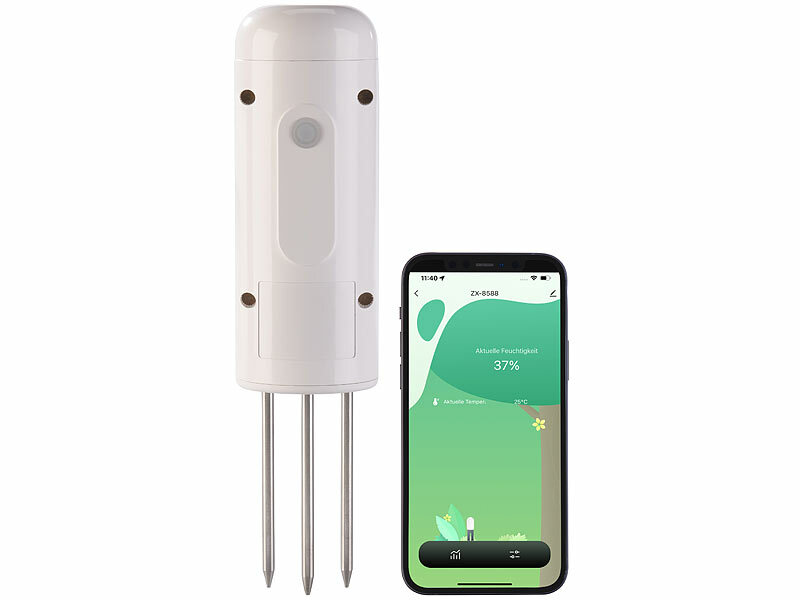 ; WLAN-Wassermelder mit App-Benachrichtigungen, ZigBee-Boden-Temperatur- und Feuchtigkeits-Sensoren mit App WLAN-Wassermelder mit App-Benachrichtigungen, ZigBee-Boden-Temperatur- und Feuchtigkeits-Sensoren mit App WLAN-Wassermelder mit App-Benachrichtigungen, ZigBee-Boden-Temperatur- und Feuchtigkeits-Sensoren mit App 