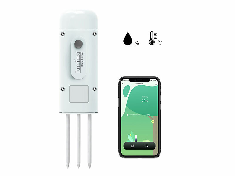 ; WLAN-Wassermelder mit App-Benachrichtigungen, ZigBee-Boden-Temperatur- und Feuchtigkeits-Sensoren mit App WLAN-Wassermelder mit App-Benachrichtigungen, ZigBee-Boden-Temperatur- und Feuchtigkeits-Sensoren mit App WLAN-Wassermelder mit App-Benachrichtigungen, ZigBee-Boden-Temperatur- und Feuchtigkeits-Sensoren mit App 