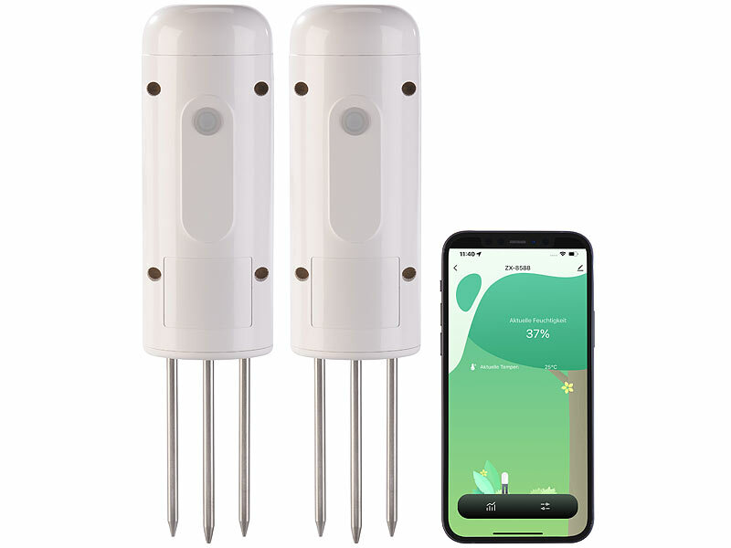 ; WLAN-Temperatur- & Luftfeuchtigkeits-Sensoren mit App-Auswertungen WLAN-Temperatur- & Luftfeuchtigkeits-Sensoren mit App-Auswertungen WLAN-Temperatur- & Luftfeuchtigkeits-Sensoren mit App-Auswertungen 