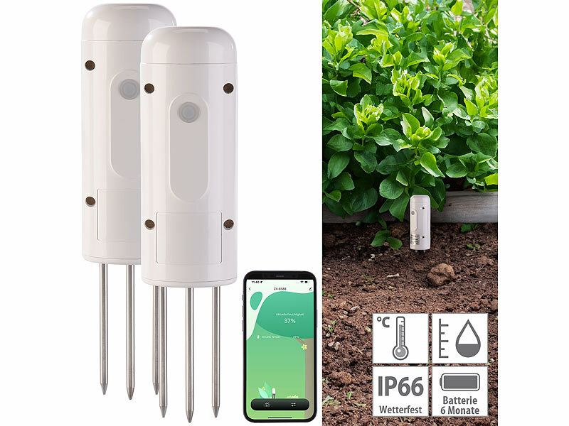 ; WLAN-Temperatur- & Luftfeuchtigkeits-Sensoren mit App-Auswertungen WLAN-Temperatur- & Luftfeuchtigkeits-Sensoren mit App-Auswertungen WLAN-Temperatur- & Luftfeuchtigkeits-Sensoren mit App-Auswertungen 