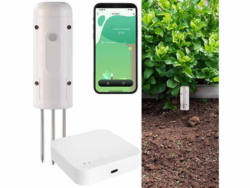 ; WLAN-Temperatur- & Luftfeuchtigkeits-Sensoren mit App-Auswertungen WLAN-Temperatur- & Luftfeuchtigkeits-Sensoren mit App-Auswertungen WLAN-Temperatur- & Luftfeuchtigkeits-Sensoren mit App-Auswertungen 