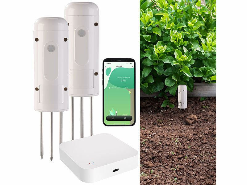 ; WLAN-Temperatur- & Luftfeuchtigkeits-Sensoren mit App-Auswertungen WLAN-Temperatur- & Luftfeuchtigkeits-Sensoren mit App-Auswertungen WLAN-Temperatur- & Luftfeuchtigkeits-Sensoren mit App-Auswertungen 