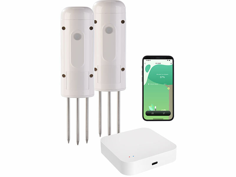 ; WLAN-Temperatur- & Luftfeuchtigkeits-Sensoren mit App-Auswertungen WLAN-Temperatur- & Luftfeuchtigkeits-Sensoren mit App-Auswertungen WLAN-Temperatur- & Luftfeuchtigkeits-Sensoren mit App-Auswertungen 