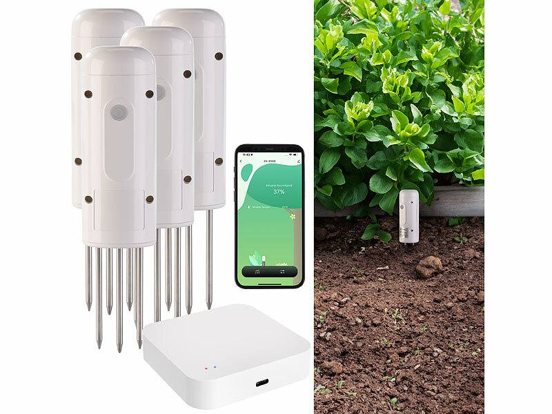 ; WLAN-Temperatur- & Luftfeuchtigkeits-Sensoren mit App-Auswertungen WLAN-Temperatur- & Luftfeuchtigkeits-Sensoren mit App-Auswertungen WLAN-Temperatur- & Luftfeuchtigkeits-Sensoren mit App-Auswertungen 