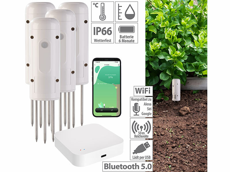; WLAN-Temperatur- & Luftfeuchtigkeits-Sensoren mit App-Auswertungen WLAN-Temperatur- & Luftfeuchtigkeits-Sensoren mit App-Auswertungen WLAN-Temperatur- & Luftfeuchtigkeits-Sensoren mit App-Auswertungen 