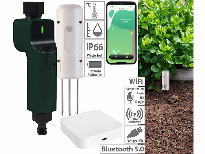; WLAN-Temperatur- & Luftfeuchtigkeits-Sensoren mit App-Auswertungen WLAN-Temperatur- & Luftfeuchtigkeits-Sensoren mit App-Auswertungen WLAN-Temperatur- & Luftfeuchtigkeits-Sensoren mit App-Auswertungen 