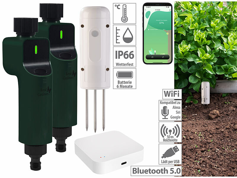 ; WLAN-Temperatur- & Luftfeuchtigkeits-Sensoren mit App-Auswertungen WLAN-Temperatur- & Luftfeuchtigkeits-Sensoren mit App-Auswertungen WLAN-Temperatur- & Luftfeuchtigkeits-Sensoren mit App-Auswertungen 