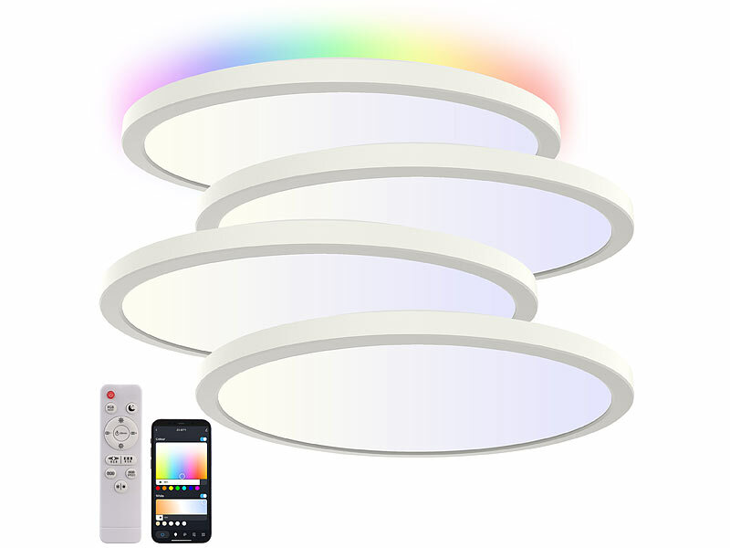 ; WLAN-LED-Lampen GU10 RGBW, WLAN-LED-Steh-/Eck-Leuchten mit App WLAN-LED-Lampen GU10 RGBW, WLAN-LED-Steh-/Eck-Leuchten mit App WLAN-LED-Lampen GU10 RGBW, WLAN-LED-Steh-/Eck-Leuchten mit App 