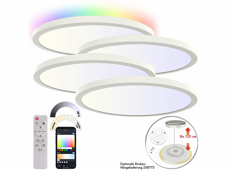 ; WLAN-LED-Lampen GU10 RGBW, WLAN-LED-Steh-/Eck-Leuchten mit App WLAN-LED-Lampen GU10 RGBW, WLAN-LED-Steh-/Eck-Leuchten mit App WLAN-LED-Lampen GU10 RGBW, WLAN-LED-Steh-/Eck-Leuchten mit App 
