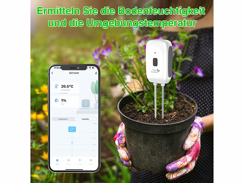 ; Digitale 4in1-Funk-Boden-Feuchtigkeitsmesser für Innen- und Außenpflanzen mit LCD-Display Digitale 4in1-Funk-Boden-Feuchtigkeitsmesser für Innen- und Außenpflanzen mit LCD-Display Digitale 4in1-Funk-Boden-Feuchtigkeitsmesser für Innen- und Außenpflanzen mit LCD-Display 